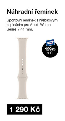Apple Watch 41 mm sportovní řemínek hvězdně bílý
