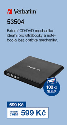 Verbatim 53504 Slimline CD/DVD