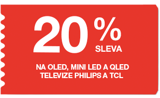 20 % sleva na OLED, Mini LED a QLED televize Philips a TCL