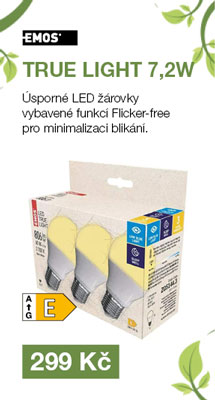 EMOS ZQ5144.3 True Light 7,2W E27 LED