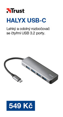 Trust Halyx Aluminium USB-C 4-Port USB Hub