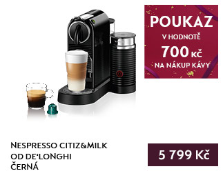Nespresso DéLonghi EN267.BAE Citiz&Milk za 5 799 Kč