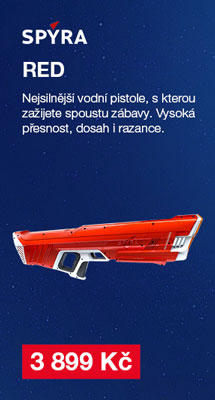 SpyraTwo Red vodní pistole
