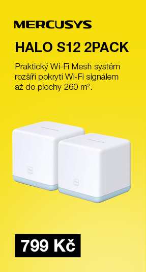 Mercurys Halo S12 Wi-Fi Mesh System (2×)