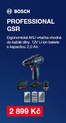 Bosch Professional GSR 12V 30 AKU vrtačka 2x 12V/2Ah