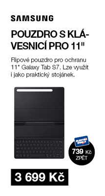 Samsung EF-DT630UBEGEU černé pouzdro s klávesnicí pro 11 tablet Samsung Galaxy Tab S7 / S8