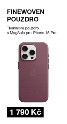 Apple FineWoven pouzdro s MagSafe pro iPhone 15 Pro