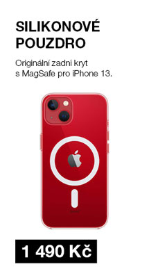 Apple Clear Case silikonové pouzdro s MagSafe pro Apple iPhone 13 transparentní