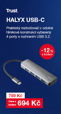 Trust Halyx Aluminium USB-C 4-Port USB Hub