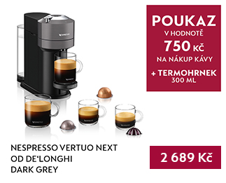 Nespresso Vertuo Next od De´Longhi, Dark Grey