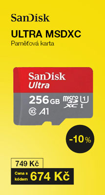 Sandisk Ultra MicroSDXC 256 GB 150 MB/s UHS-I + adaptér
