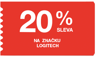 20 % sleva značka Logitech
